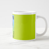 Dylan Thomas Welsh Poet Jumbo-Tasse (Rechts)