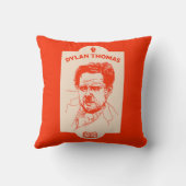 Dylan Thomas Welsh Poet Kissen (Rückseite)