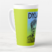 Dylan Thomas Welsh Poet Milchtasse (Linke Ecke)