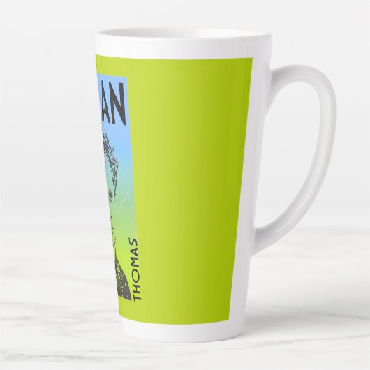 Dylan Thomas Welsh Poet Milchtasse (Rechts)