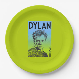 Dylan Thomas Welsh Poet Pappteller