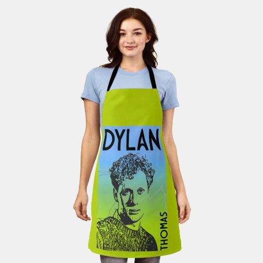 Dylan Thomas Welsh Poet Schürze (Getragen)