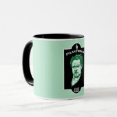 Dylan Thomas Welsh Poet Tasse (Vorderseite Links)