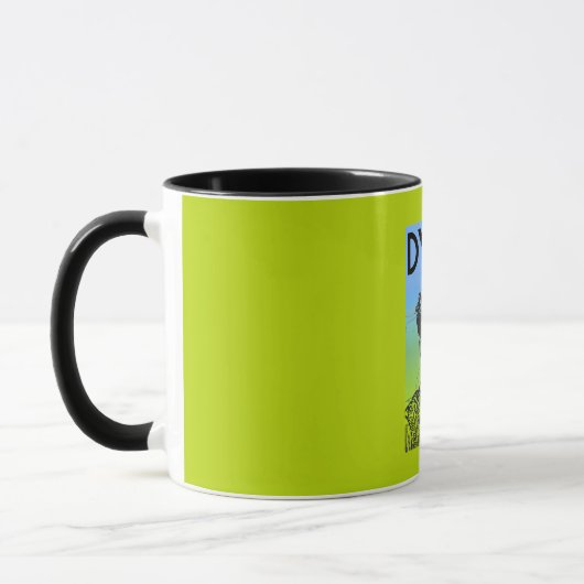 Dylan Thomas Welsh Poet Tasse (Links)