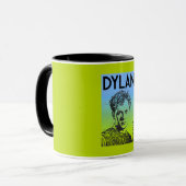 Dylan Thomas Welsh Poet Tasse (Vorderseite Links)