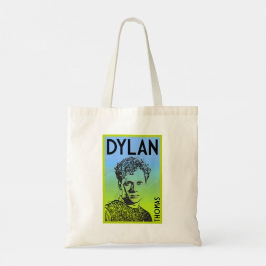 Dylan Thomas Welsh Poet Tragetasche (Rückseite)