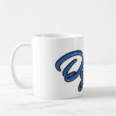 Dylan Vorname Name blue Tasse Kaffeetasse (Links)