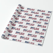 Dylan Vorname Name USA US Geschenkpapier Papier (Ungerollt)