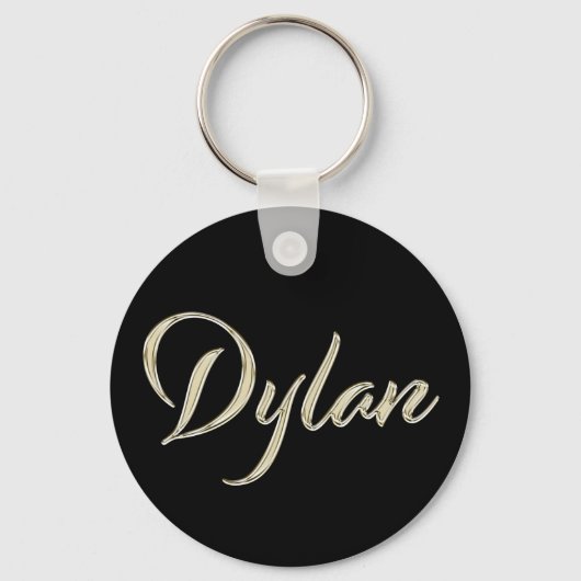 Dylan whitegold Button Schlüsselger Schlüsselanhänger (Vorderseite)