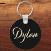 Dylan whitegold Button Schlüsselger Schlüsselanhänger (Vorderseite)