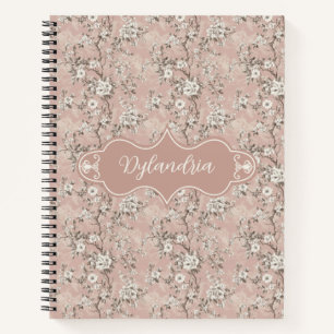 Dylandria Vintag Dusty Rose Pink Deluxe Notizblock