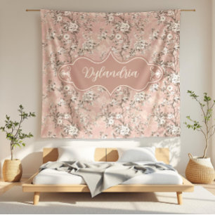Dylandria Vintage Dusty Rose Rosa Fleecedecke