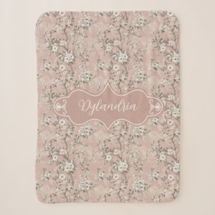 Dylandria Vintage Dusty Rose Rosa Sherpadecke
