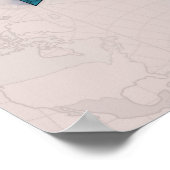 Dymaxion-Weltkarte Poster (Ecke)