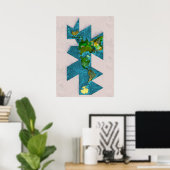 Dymaxion-Weltkarte Poster (Heimbüro)