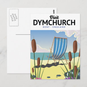 Dymchurch Kent Strandprospekt Postkarte