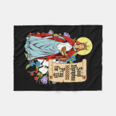 Dymphna Purity Lily Patron St. Mental Health Cat Fleecedecke (Vorderseite (Horizontal))