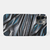Dynamic Abstract Design of Interlocking Metallics Case-Mate iPhone Hülle (Rückseite (Horizontal))