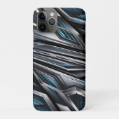 Dynamic Abstract Design of Interlocking Metallics Case-Mate iPhone Hülle (Rückseite)