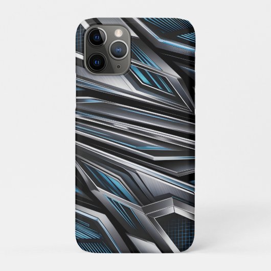 Dynamic Abstract Design of Interlocking Metallics Case-Mate iPhone Hülle (Rückseite)