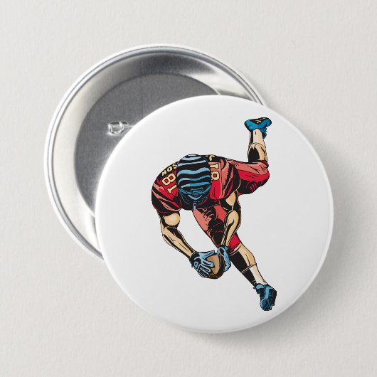 Dynamic American Football Player Touchdown Button (Vorne & Hinten)