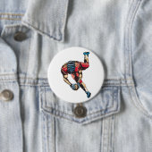 Dynamic American Football Player Touchdown Button (Beispiel)