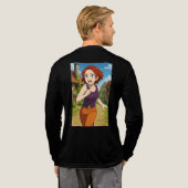 Dynamic Anime Action & Adventure Tri-Blend Shirt (Voller Rücken)