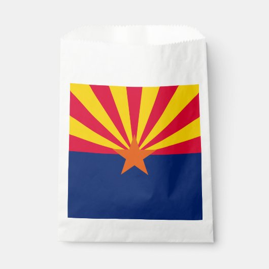 Dynamic Arizona State Flag Graphic on a Geschenktütchen (Vorderseite)