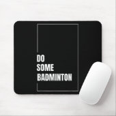 Dynamic Badminton Shuttle Racket Sport Play Challe Mousepad (Mit Mouse)