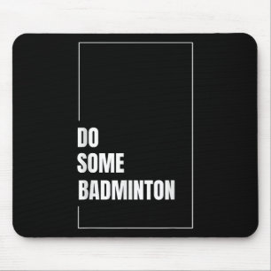 Dynamic Badminton Shuttle Racket Sport Play Challe Mousepad