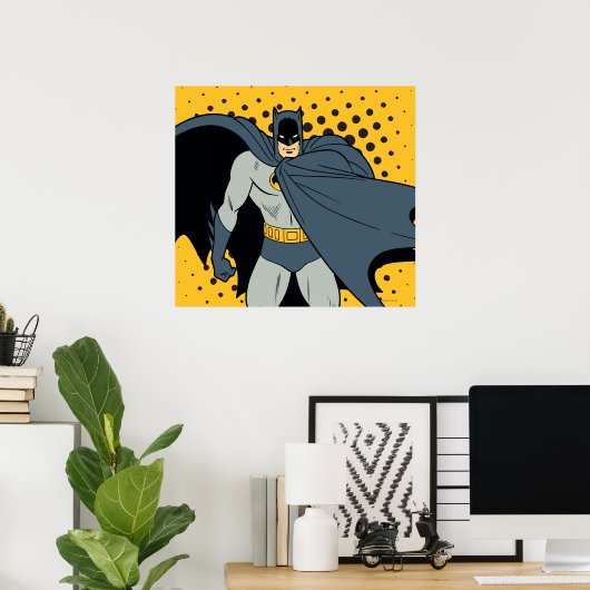 Dynamic Batman Cape Poster (Heimbüro)