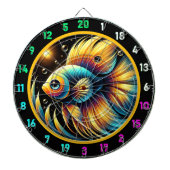 Dynamic Betta Dartboard Wall Art Dartscheibe (vorne)