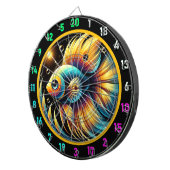 Dynamic Betta Dartboard Wall Art Dartscheibe (Vorderseite rechts)