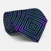 Dynamic Blue Design für Neck Tie Krawatte (Gerollt)