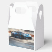 Dynamic Blue Urban Race Scene Geschenkschachtel (Geöffnet)