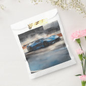 Dynamic Blue Urban Race Scene Geschenktütchen (Versiegelt)