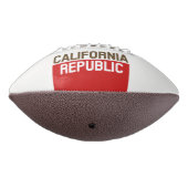 Dynamic California State Flag Graphic on a Football (Gedreht 270)