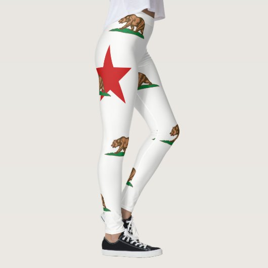 Dynamic California State Flag Graphic on a Leggings (Rechts)