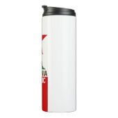 Dynamic California State Flag Graphic on a Thermosbecher (Nach rechts gedreht)