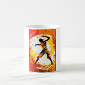 Dynamic Capoeira Moderne Abstrakte Kunst aus Brasi Kaffeetasse (Mittel)