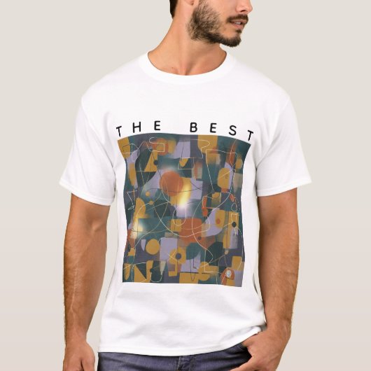 Dynamic Chaotic Abstract T-Shirt The Best (Vorderseite)