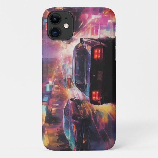 Dynamic Cityscape Racing Case-Mate iPhone Hülle (Rückseite)