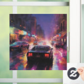 Dynamic Cityscape Racing Fensteraufkleber (Zuhause)