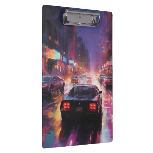 Dynamic Cityscape Racing Klemmbrett (Rechts)