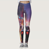 Dynamic Cityscape Racing Leggings (Vorderseite)