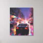Dynamic Cityscape Racing Leinwanddruck (Vorderseite)