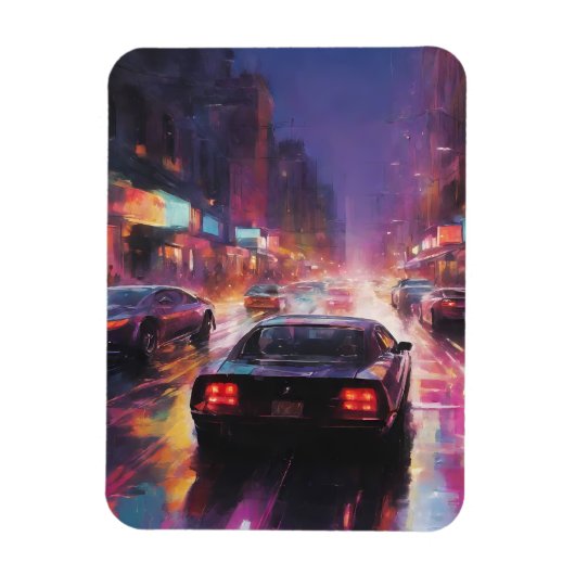 Dynamic Cityscape Racing Magnet (Vertikal)