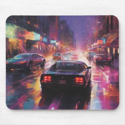 Dynamic Cityscape Racing Mousepad (Vorne)