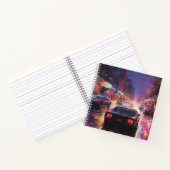 Dynamic Cityscape Racing Notizblock (Innenseite)