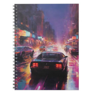 Dynamic Cityscape Racing Notizblock
